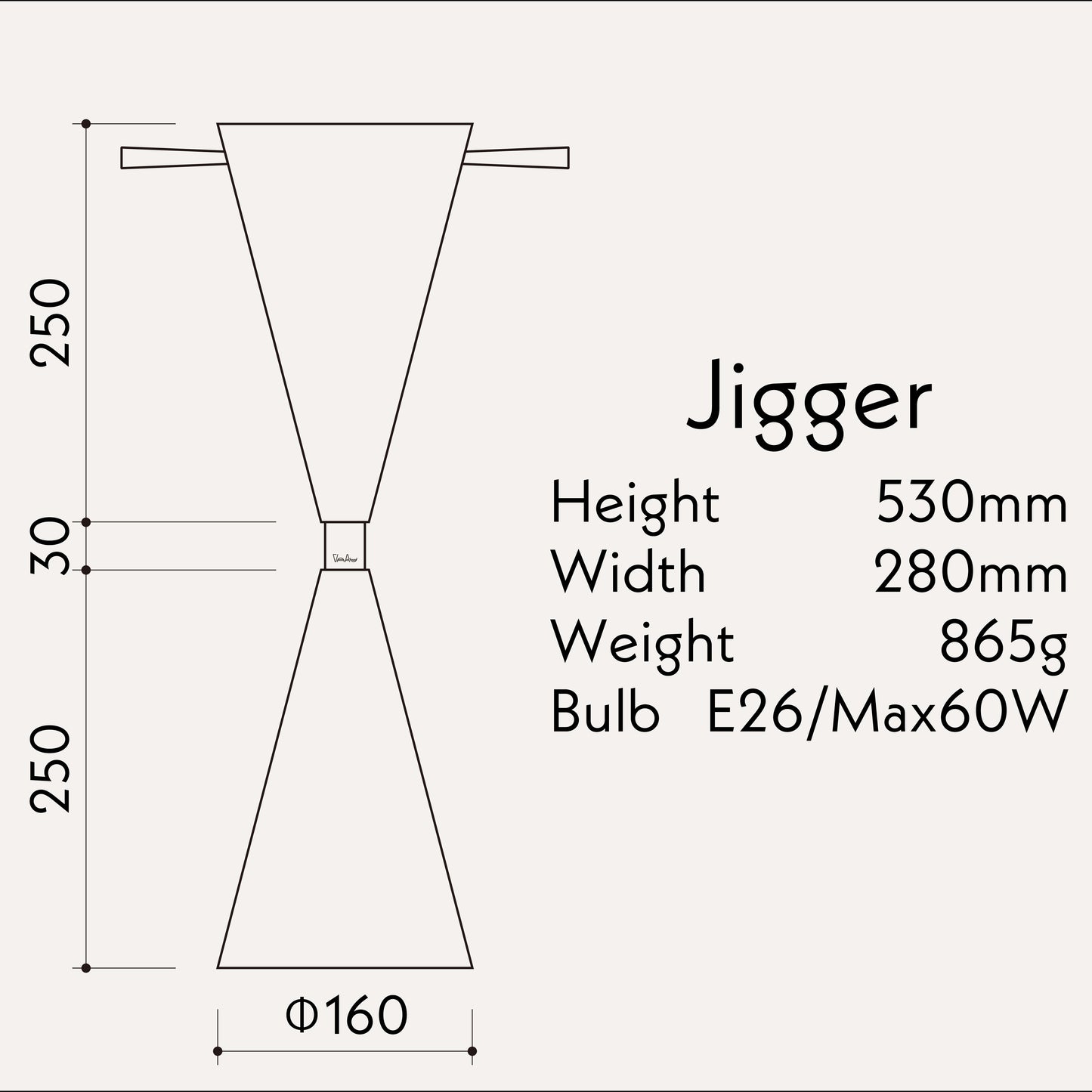 CEILING Jigger|VARY ORIGINAL